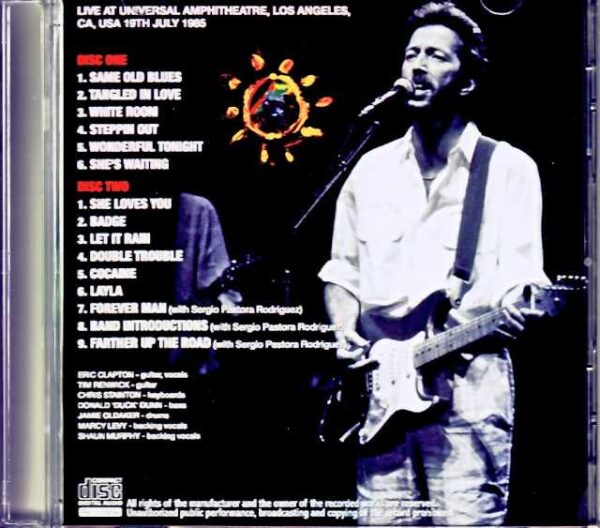 Eric Clapton/CA,USA 07.19.1985 Marco Moir Master Edition - Image 2