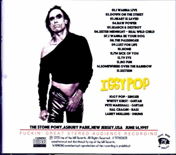 Iggy Pop/NJ,USA 06.14.1997 - Image 2