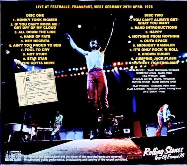 Rolling Stones/Germany 04.29.1976 Upgrade - Image 2