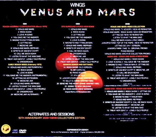 Paul McCartney Wings/Venus and Mars Alternates and Sessions - Image 2