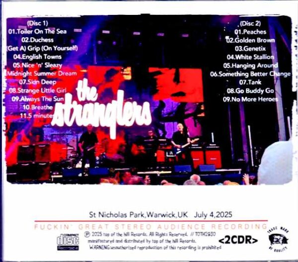Stranglers / England, UK 07.04.2025 Complete - Image 2