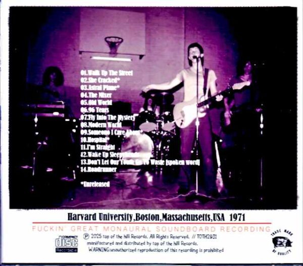 Modern Lovers/MA,USA 1971 soundboard edition - Image 2