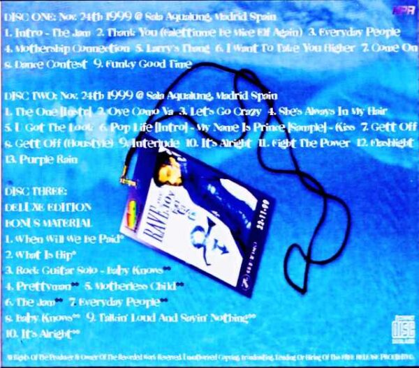 Prince/Spain 11.24.1999 & Soundcheck - Image 2