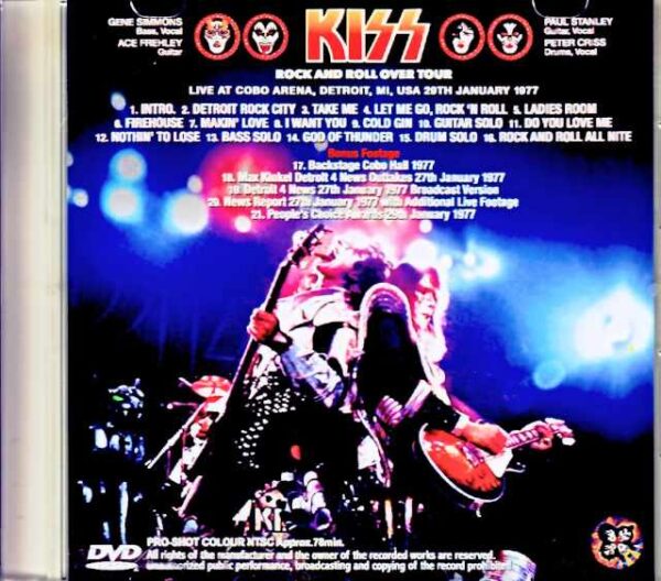 Kiss/MI,USA 1977 Multi-Cam Edition & more Jewel Version - Image 2