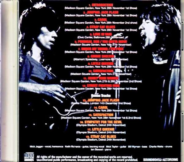 Rolling Stones/Soundboard Live Compilation 1969 Upgrade - Image 2