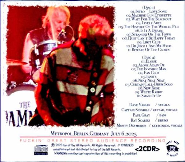 Damned/Germany 07.06.2025 Complete - Image 2