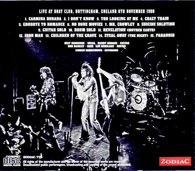 Ozzy Osbourne Randy Rhodes/England,UK 11.08.1980 Upgrade - Image 2