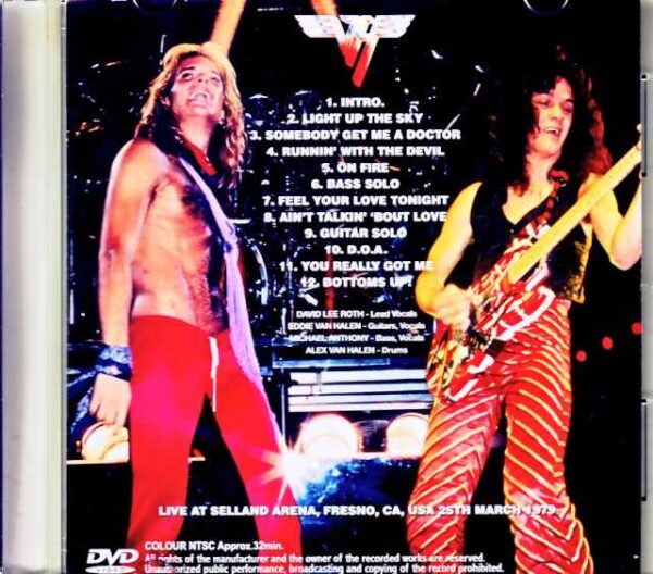 Van Halen/CA,USA 03.25.1979 Jewel Version - Image 2