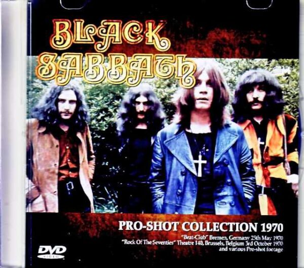 Black Sabbath / Various Pro-Shot Footage 1970's Jewel Version