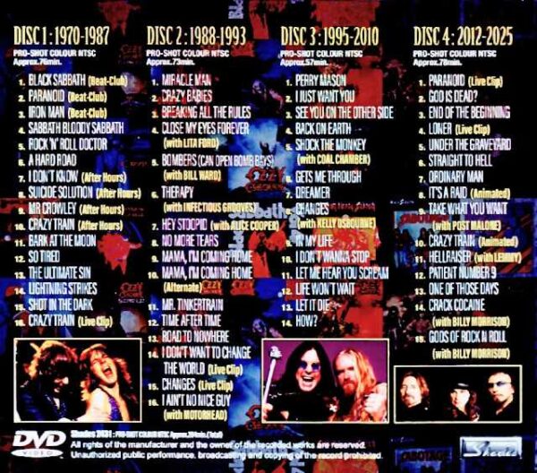 Ozzy Osbourne/Ultimate Compilation of Promo Clips 1970-2025 - Image 2