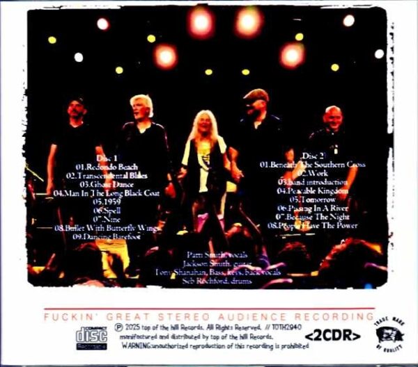 Patti Smith Quartet Patti Smith/Switzerland 07.22.2025 Complete - Image 2