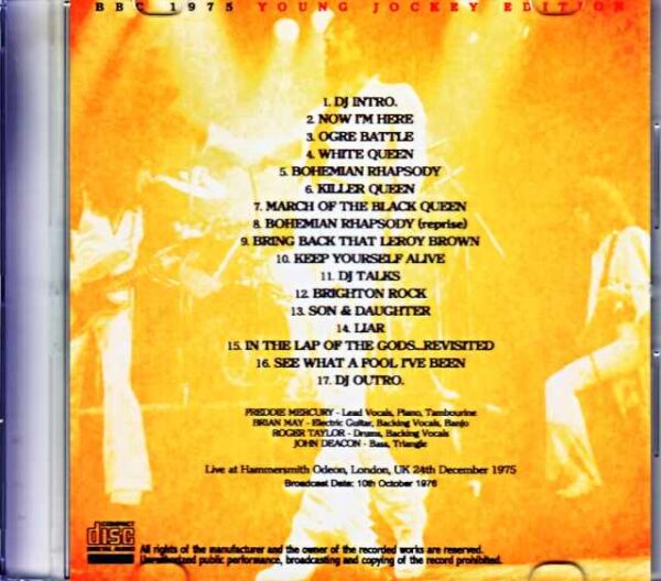 Queen / London, UK 12.24.1975 Complete FM Broadcast Edition - Image 2
