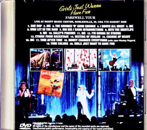 Cyndi Lauper / IN,USA 08.07.2025 Complete Jewel Version - Image 2