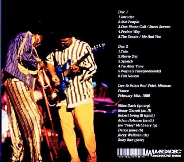 Miles Davis Kenny Garrett Miles Davis Kenny Garrett/France 02.16.1988 Remastered - Image 2