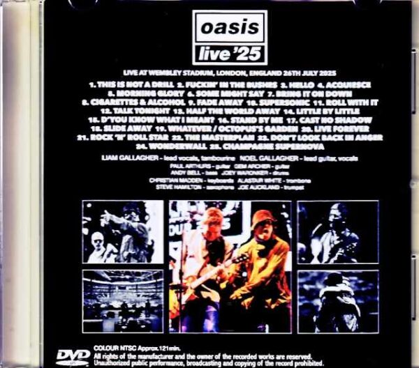 Oasis / London, UK 07.26.2025 Complete Jewel Version - Image 2