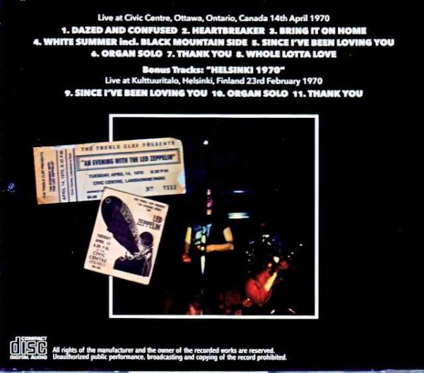 Led Zeppelin/Canada 04.14.1970 Upgrade & more - Image 2