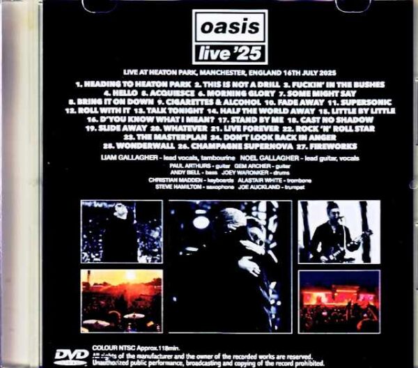 Oasis/England,UK 07.16.2025 Jewel Version - Image 2