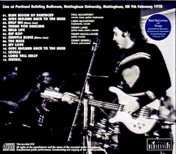 Paul McCartney Wings / England, UK 02.09.1972 Upgrade - Image 2