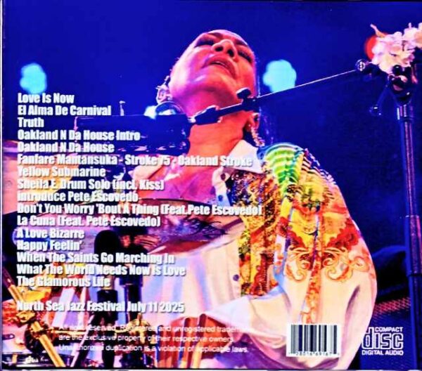 Sheila E and the E-Train Sheila E/Netherlands 2025 Complete Soundboard Edition - Image 2