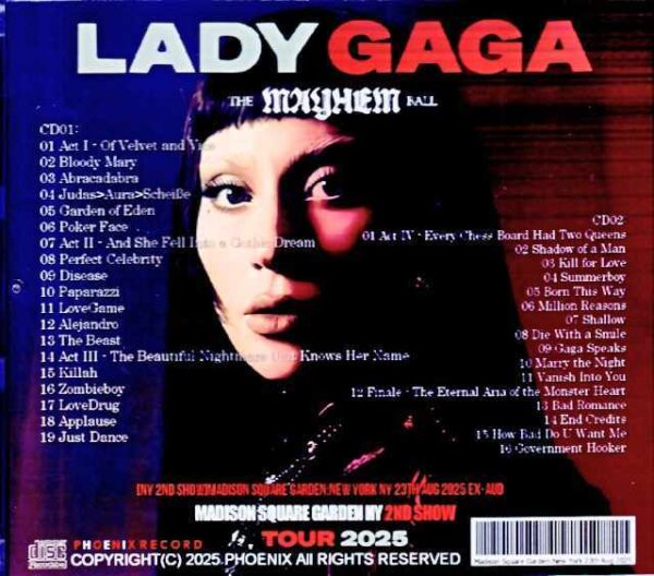 Lady Gaga / NY, USA 08.23.2025 - Image 2