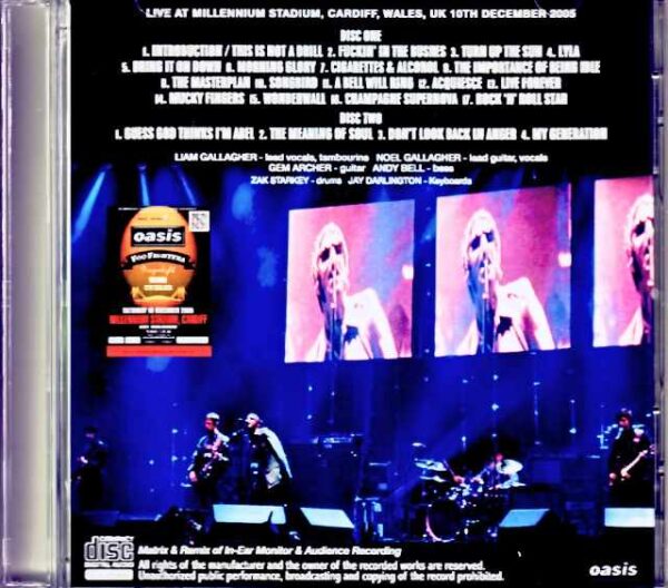 Oasis/England,UK 12.10.2005 Complete IEM Matrix and Remix Edition - Image 2
