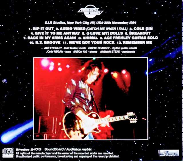 Frehley's Comet Ace Frehley/NY,USA 11.30.1984 SBD & AUD Matrix Edition - Image 2
