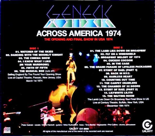 Genesis Genesis/NY,USA 12.18.1974 Soundboard Edition & more - Image 2