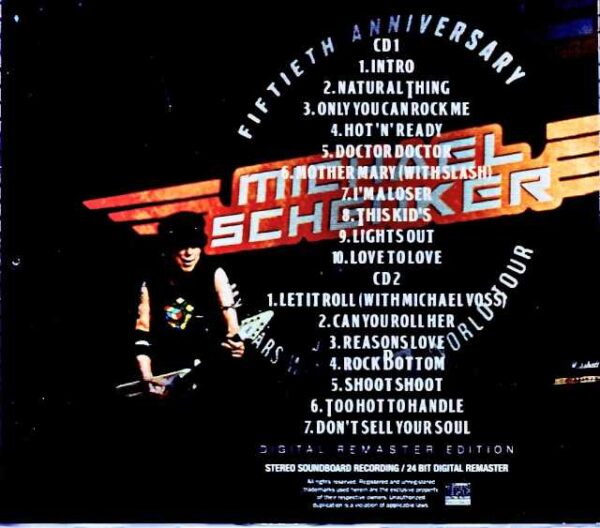 Michael Schenker Michael Schenker/Germany 07.31.2025 S & V Complete - Image 2