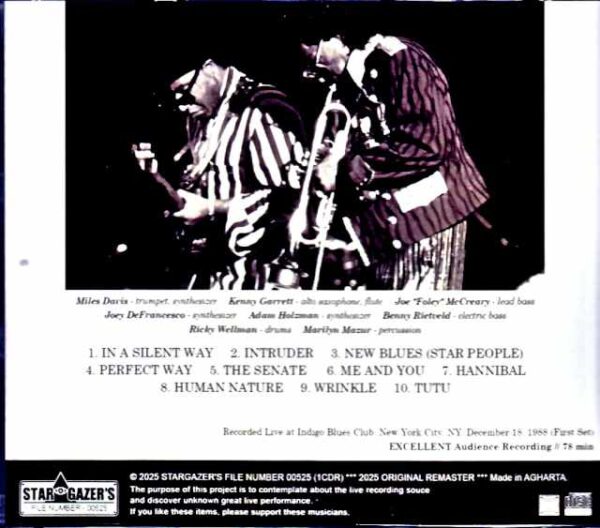 Miles Davis Kenny Garrett/NY,USA 1988 First Set - Image 2