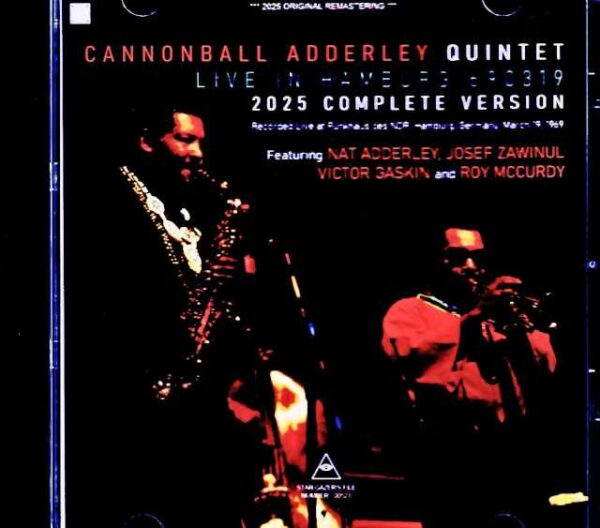 Cannonball Adderley Quintet Cannonball Adderley/Germany 03.19.1969 Soundboard Edition