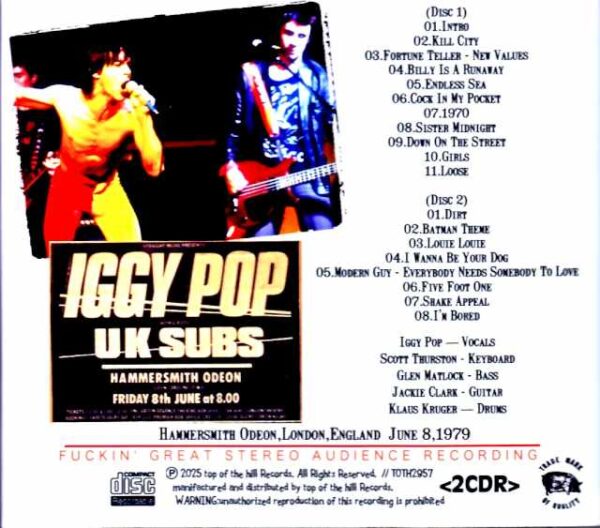 Iggy Pop/London,UK 06.08.1979 - Image 2