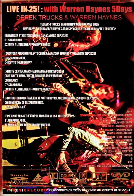 Tedeschi Trucks Band Warren Haynes Tedeschi Trucks Band/US Tour 2025 Pro-Shot Collection - Image 2