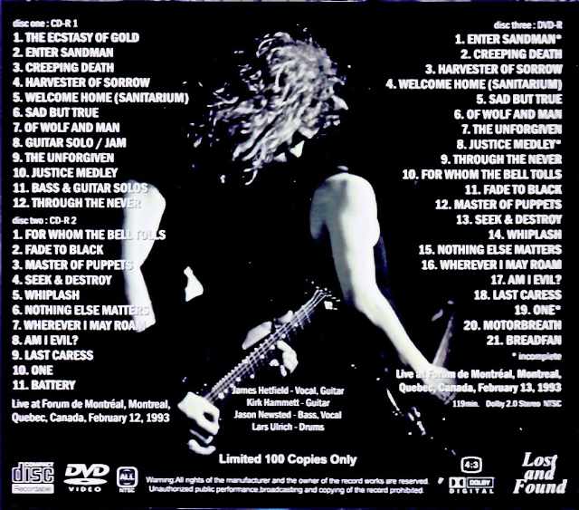 Metallica/Canada 1993 2Days Complete Soundboard Edition & more - Image 2