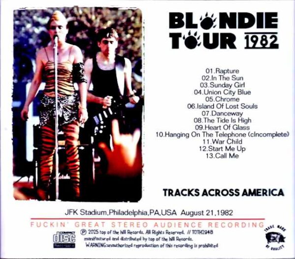 Blondie/PA,USA 08.21.1982 - Image 2
