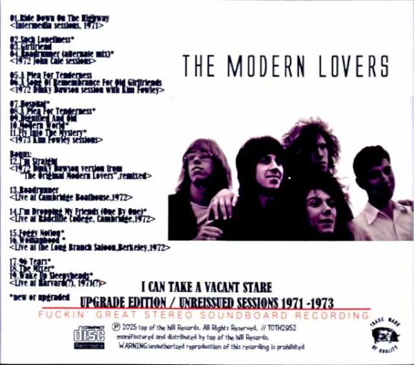 Modern Lovers/Unreleased Sessions 1971-1973 Upgrade - Image 2
