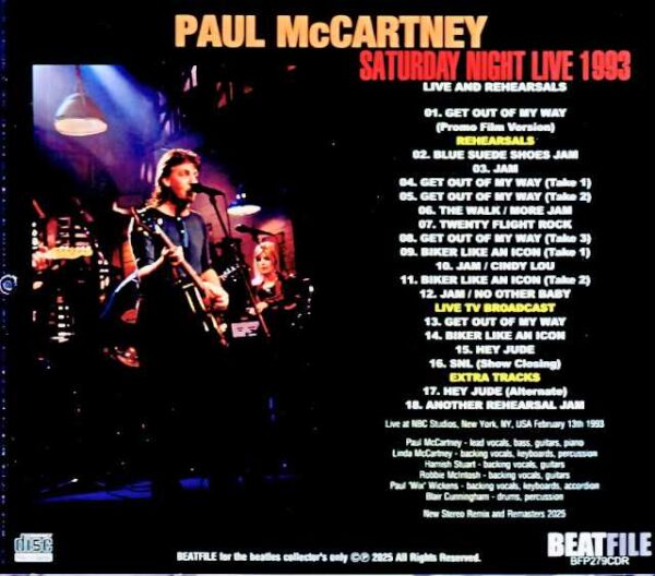 Paul McCartney / NY, USA 02.13.1993 Complete Soundboard Edition - Image 2