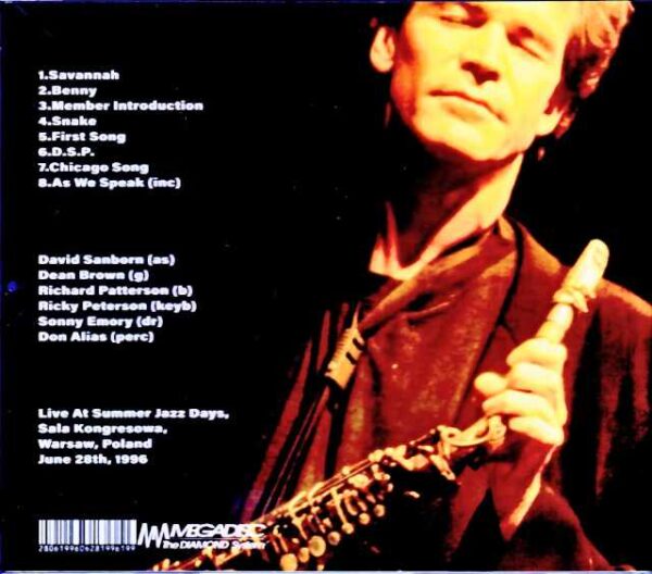 David Sanborn/Poland 1996 FM Broadcast Edition - Image 2