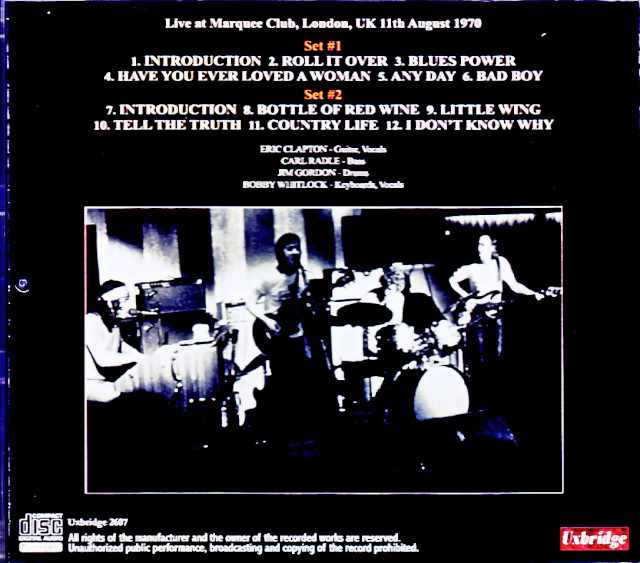 Derek and the Dominos/London,UK 08.11.1970 Upgrade - Image 2