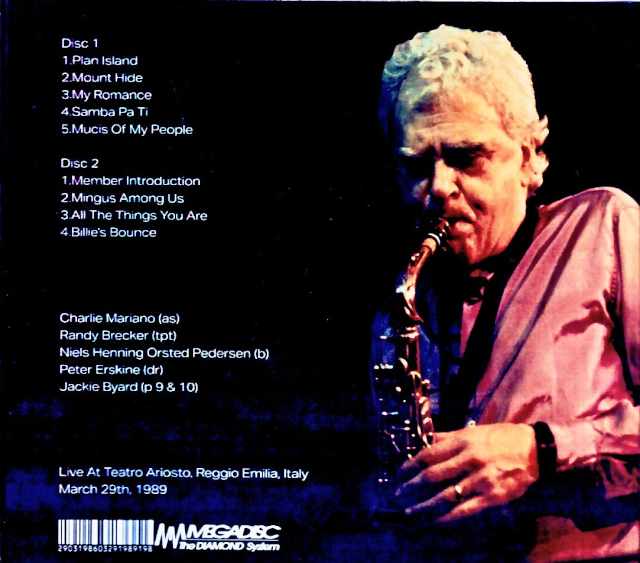 Charlie Mariano Randy Brecker Charlie Mariano Randy Brecker/Italy 1989 Broadcast Edition - Image 2