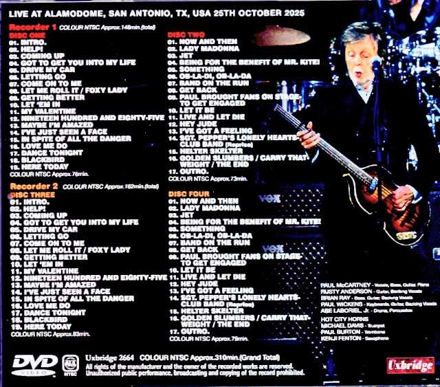 Paul McCartney / TX, USA 2025 2Source Rec Edition - Image 2