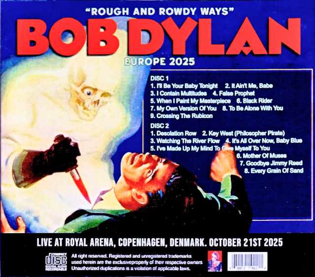Bob Dylan/Denmark 10.21.2025 Complete - Image 2