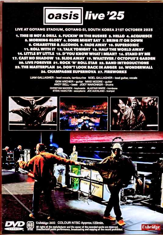 Oasis Oasis/Korea 10.21.2025 Complete - Image 2