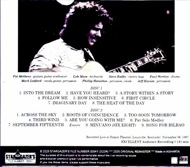 Pat Metheny Group Lyle Mays Pat Metheny Lyle Mays/KT,USA 1997 Complete - Image 2