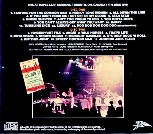 Rolling Stones/Canada 06.17.1975 Complete Remastered - Image 2