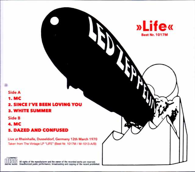 Led Zeppelin/Germany 1970 Vintage LP Edition - Image 2