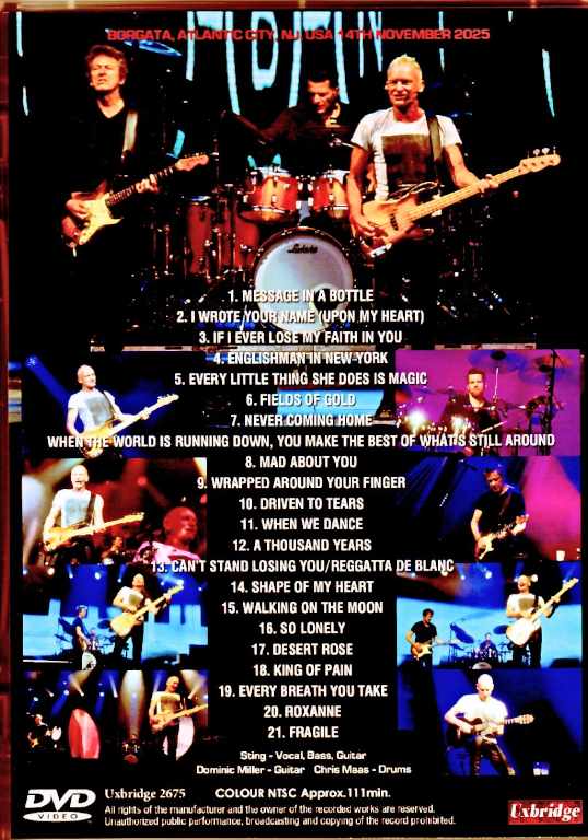 Sting/NJ,USA 11.14.2025 Complete - Image 2