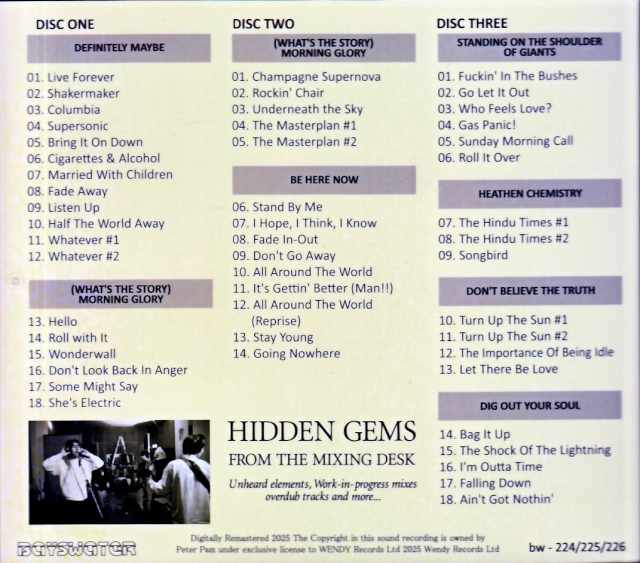Oasis Hiden Gems from the Mixing Desk 1994-2008 - Image 2