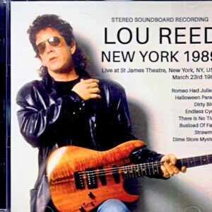 Lou Reed/NY,USA 03.23.1989 Complete Soundboard Edition