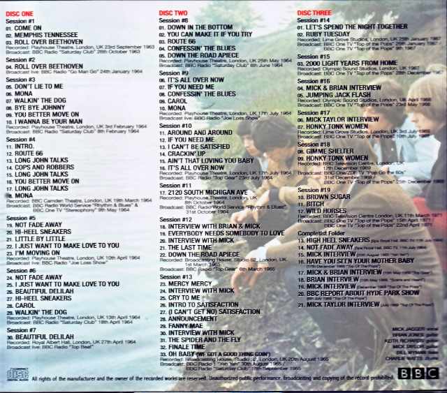 Rolling Stones / BBC Sessions 1963-1971 Upgrade - Image 2