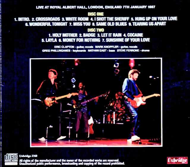 Eric Clapton / London, UK 01.07.1987 Complete - Image 2
